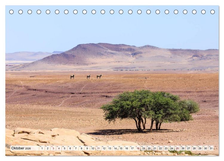 Produktbild: Namibia - Kunene (Tischkalender 2026 DIN A5 quer), CALVENDO Monatskalender