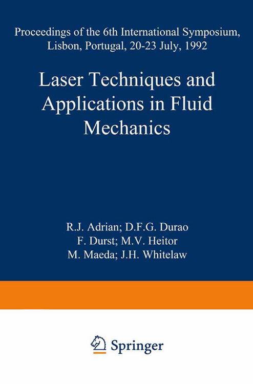 Produktbild: Laser Techniques and Applications in Fluid Mechanics