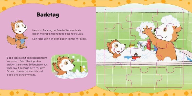 Produktbild: Bobo Siebenschl&auml;fer Puzzlebuch f&uuml;r Kinder ab 3 Jahren