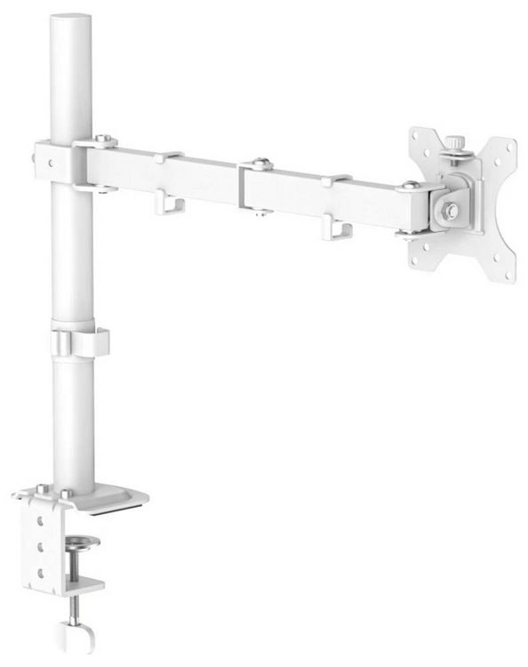 Produktbild: Hama Monitor-Tischhalterung 1 88,9 cm (35") Wei&szlig; Neigbar, H&ouml;henverstellbar, Rotierbar, Schwenkbar
