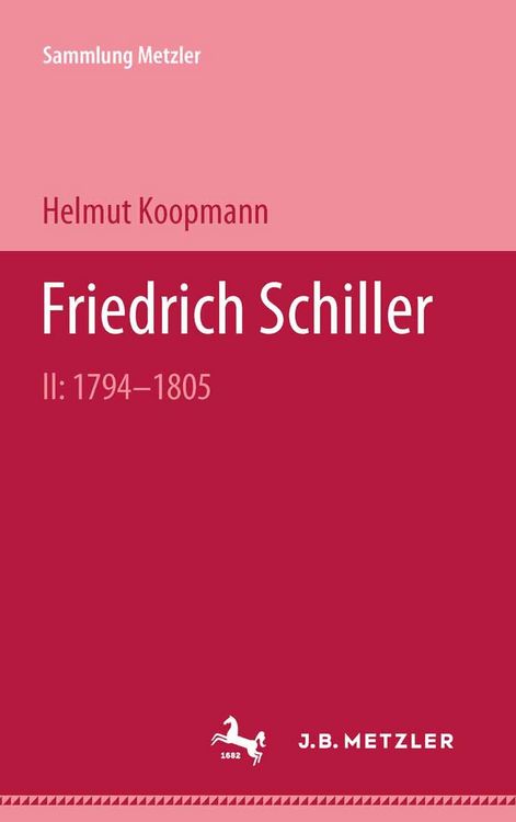 Produktbild: Friedrich Schiller II: 1794-1805