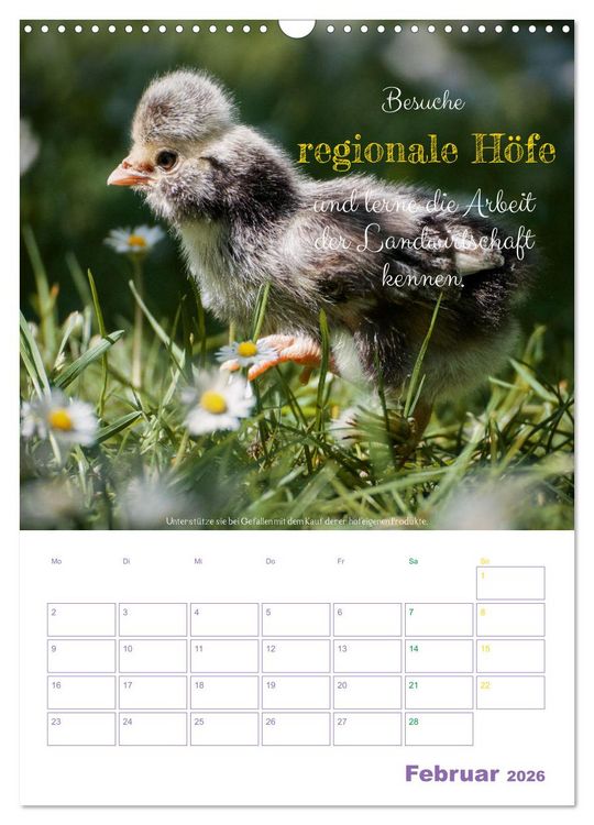 Produktbild: Tierische Challenges: F&uuml;r mehr Bewusstsein und mehr Tierschutz (Wandkalender 2026 DIN A3 hoch), CALVENDO Monatskalender