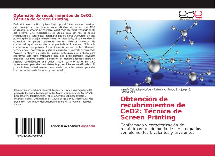 Produktbild: Obtenci&oacute;n de recubrimientos de CeO2: T&eacute;cnica de Screen Printing