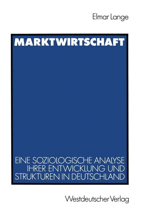 Produktbild: Marktwirtschaft