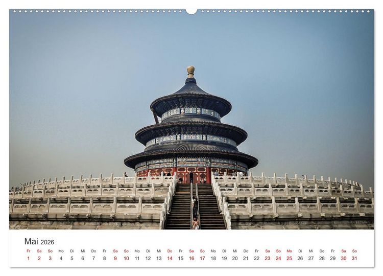 Produktbild: Peking - Die faszinierende Hauptstadt Chinas. (Wandkalender 2026 DIN A2 quer), CALVENDO Monatskalender