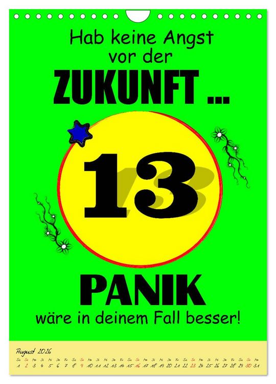 Produktbild: L&auml;uft&acute;s noch nicht beschissen genug? Dann hilft der Anti-Gl&uuml;cks-Kalender! (Wandkalender 2026 DIN A4 hoch), CALVENDO Monatskalender