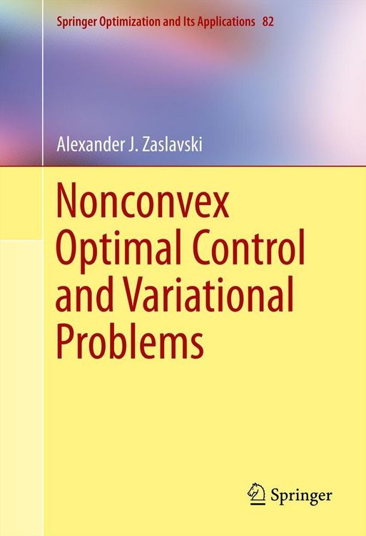 Produktbild: Nonconvex Optimal Control and Variational Problems