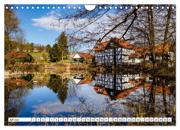 Produktbild: Mein sch&ouml;nes Herleshausen (Wandkalender 2026 DIN A4 quer), CALVENDO Monatskalender