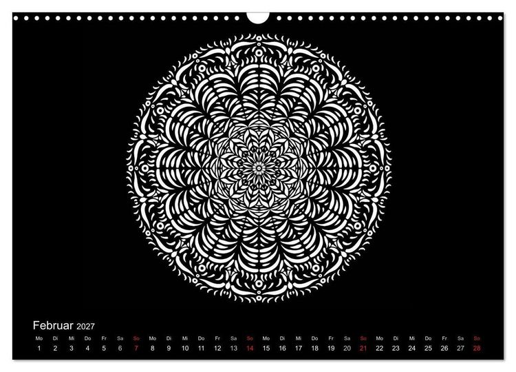 Produktbild: Entspannung und Ruhe durch Mandalas (Wandkalender 2027 DIN A3 quer), CALVENDO Monatskalender