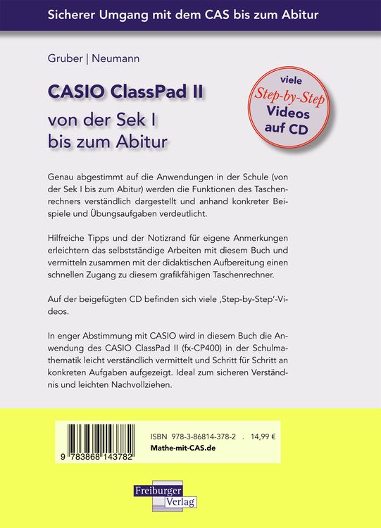 CASIO ClassPad II von der Sek I bis zum Abitur