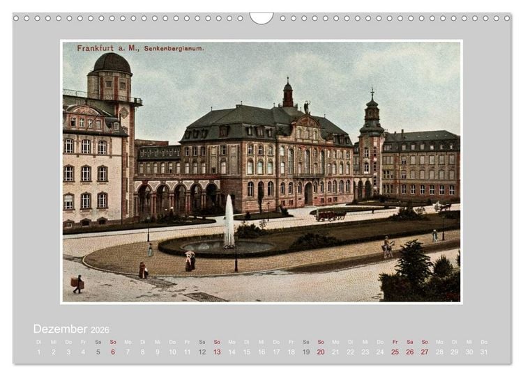 Produktbild: Es war einmal... in Frankfurt (Main) (Wandkalender 2026 DIN A3 quer), CALVENDO Monatskalender