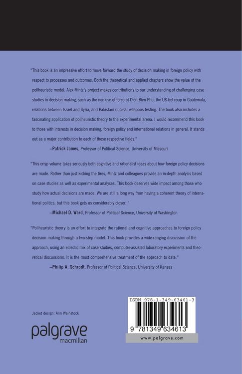 Produktbild: Integrating Cognitive and Rational Theories of Foreign Policy Decision Making