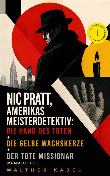 Produktbild: Nic Pratt, Amerikas Meisterdetektiv: Die Hand des Toten + Die gelbe Wachskerze + Der tote Missionar (Kommentiert)