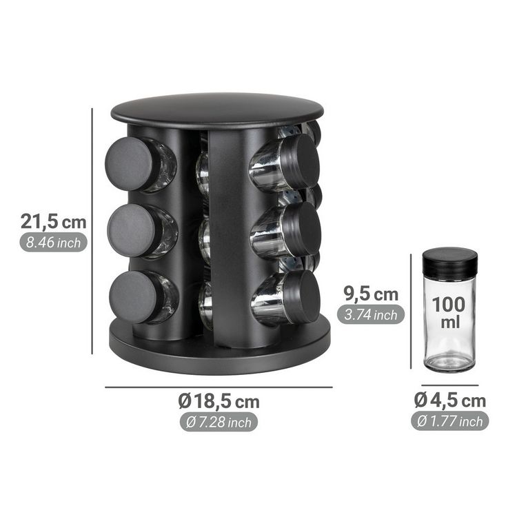 Produktbild: Gew&uuml;rzkarussell Mod. Bruna, 13tlg., 360&deg; drehbar