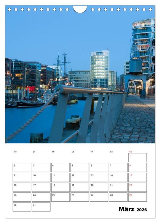 Produktbild: Sch&ouml;nes Hamburg (Wandkalender 2026 DIN A4 hoch), CALVENDO Monatskalender