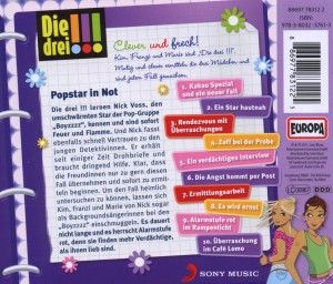 Produktbild: Die drei !!! - Popstar in Not, 1 Audio-CD