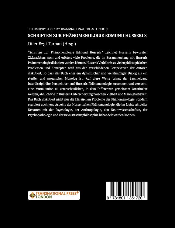 Produktbild: Schriften zur Phanomenologie Edmund Husserls