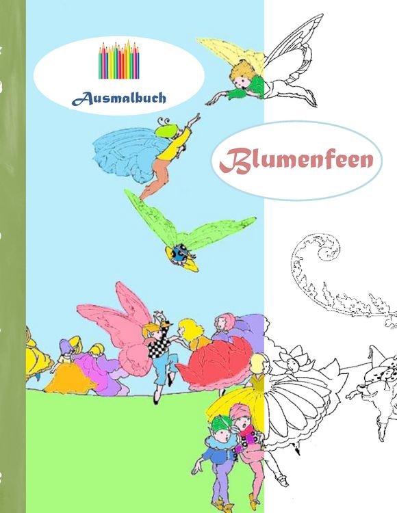 Produktbild: Blumenfeen (Ausmalbuch)