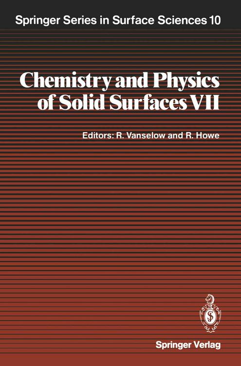 Produktbild: Chemistry and Physics of Solid Surfaces VII