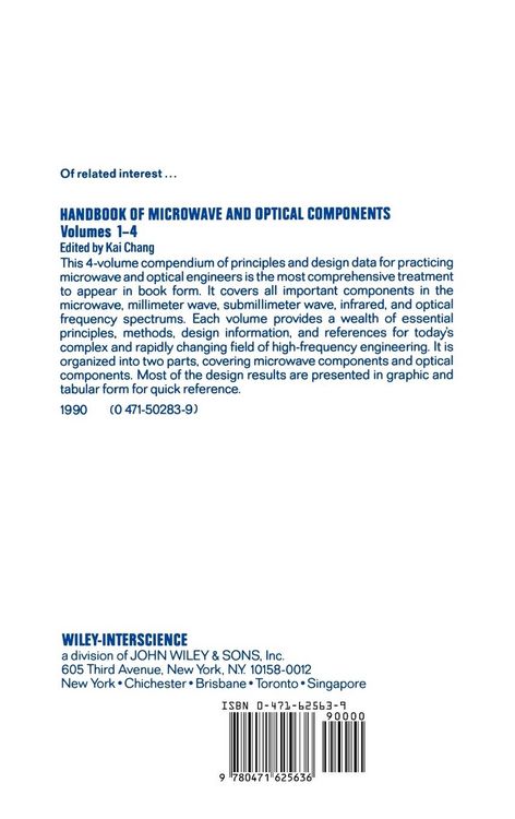 Produktbild: Numerical Techniques for Microwave and Millimeter-Wave Passive Structures