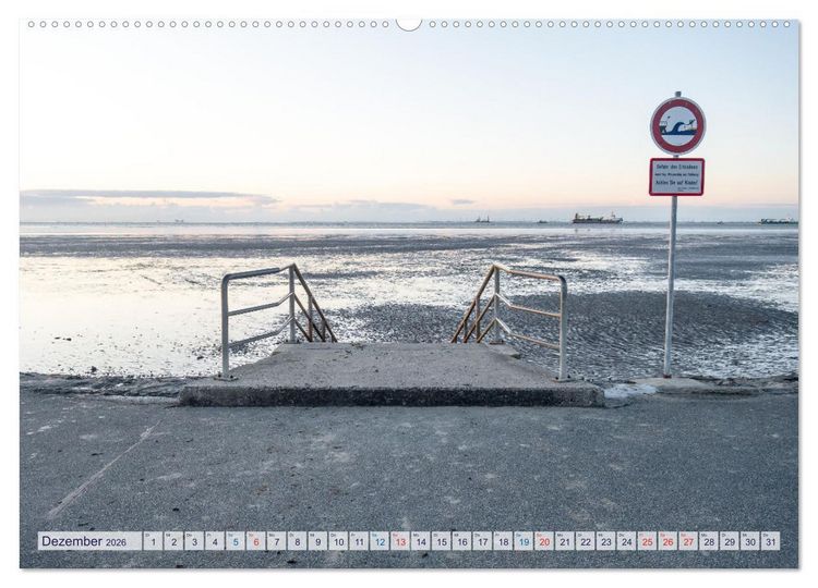 Produktbild: Cuxhavener Land (Wandkalender 2026 DIN A2 quer), CALVENDO Monatskalender