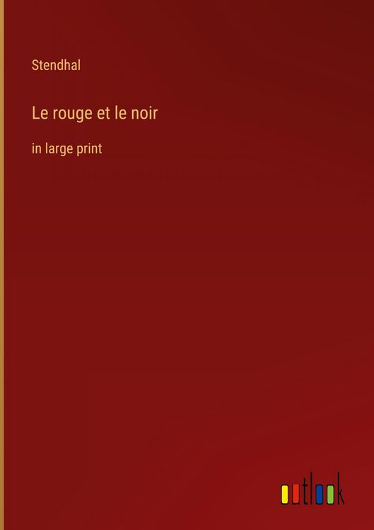 Produktbild: Le rouge et le noir