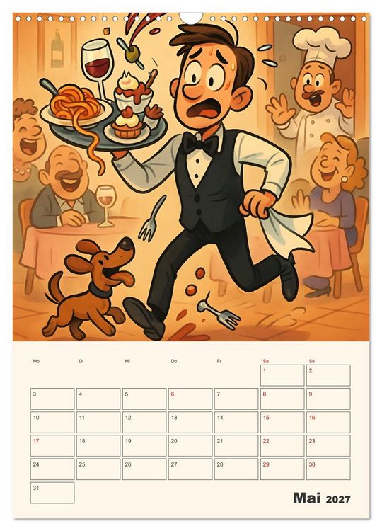 Produktbild: Berufe mal anders &ndash; Ein Jahr voller Job-Klischees (Wandkalender 2027 DIN A3 hoch), CALVENDO Monatskalender