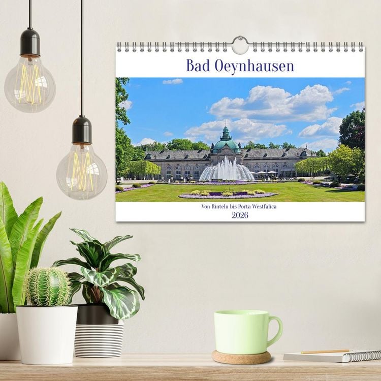 Produktbild: Bad Oeynhausen - Von Rinteln bis Porta Westfalica (Wandkalender 2026 DIN A4 quer), CALVENDO Monatskalender
