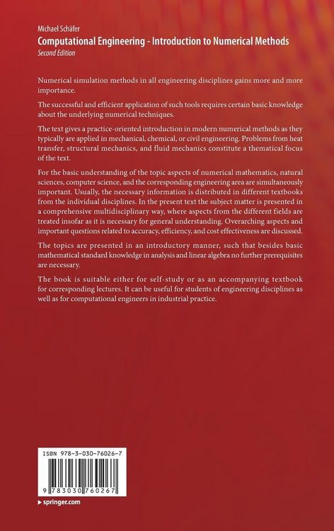 Produktbild: Computational Engineering - Introduction to Numerical Methods