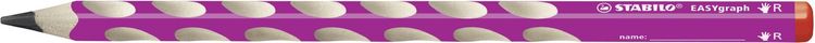 Produktbild: STABILO Ergonomischer Dreikant-Bleistift f&uuml;r Rechtsh&auml;nder -   EASYgraph in pink - Einzelstift - H&auml;rtegrad HB