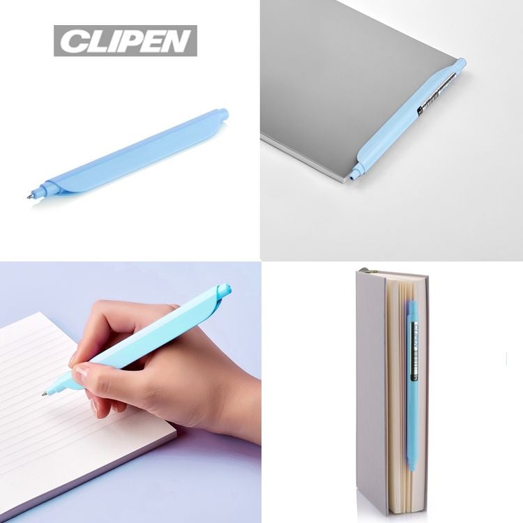 Produktbild: Clipen Soda Blau &ndash; Gelschreiber mit Clip
