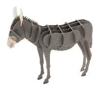 Produktbild: 3D Papiermodell. Esel