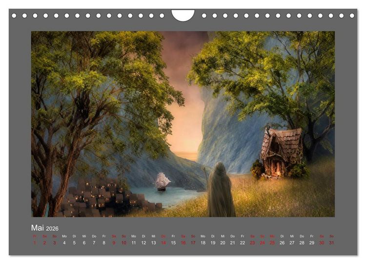 Produktbild: Weg des Zauberers (Wandkalender 2026 DIN A4 quer), CALVENDO Monatskalender