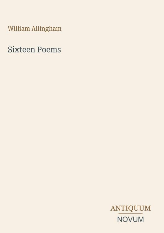 Produktbild: Sixteen Poems
