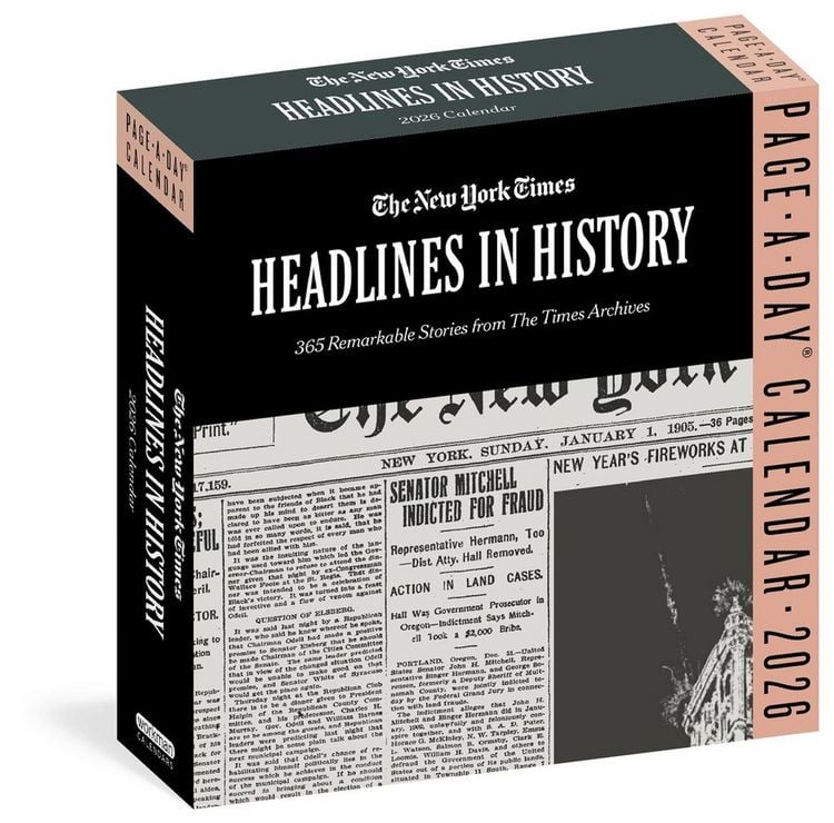 Produktbild: New York Times Headlines in History Page-A-Day(r) Calendar 2026