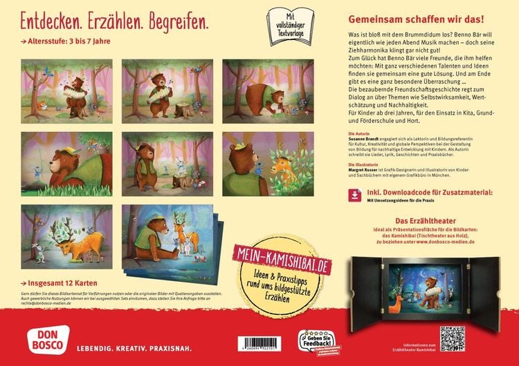 Produktbild: Benno Bär und das Brummdidum. Kamishibai Bildkartenset