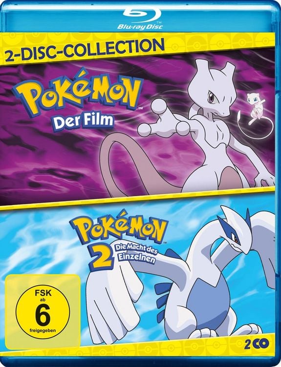 Produktbild: Pok&eacute;mon - Der Film / Pok&eacute;mon 2 - Doppelpack [2 BRs]