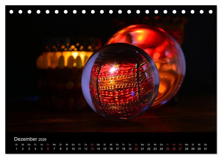 Produktbild: Licht und Glas - Neue Fotoimpressionen (Tischkalender 2026 DIN A5 quer), CALVENDO Monatskalender
