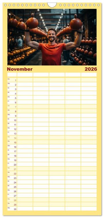 Produktbild: Familienplaner 2026 - Das macht Spa&szlig;, haben sie gesagt mit 5 Spalten (Wandkalender, 21 x 45 cm) CALVENDO