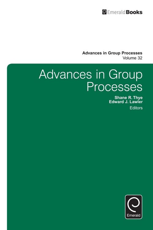 Produktbild: Advances in Group Processes