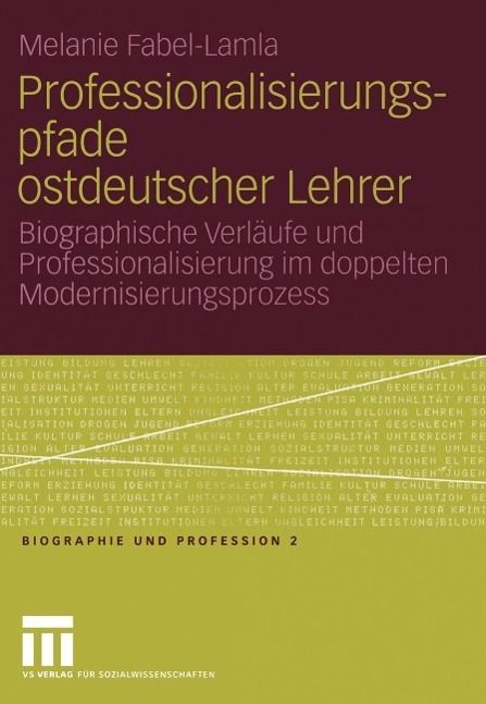 Produktbild: Professionalisierungspfade ostdeutscher Lehrer