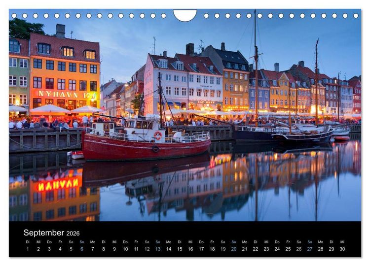 Produktbild: Metropolen zur blauen Stunde 2026 (Wandkalender 2026 DIN A4 quer), CALVENDO Monatskalender