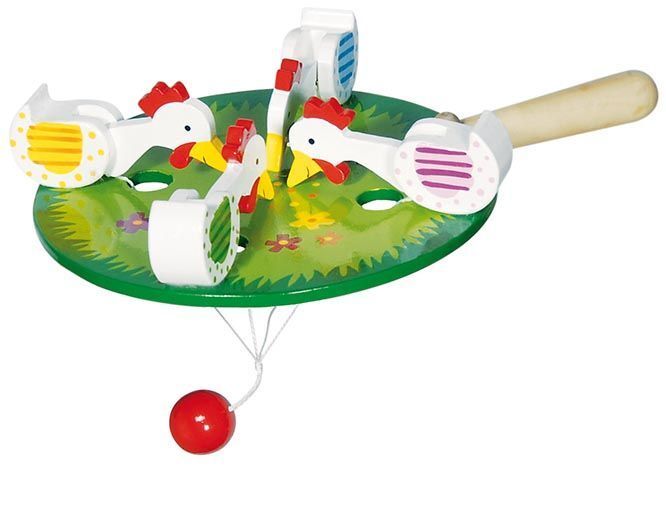 Produktbild: 4 pickende H&uuml;hner