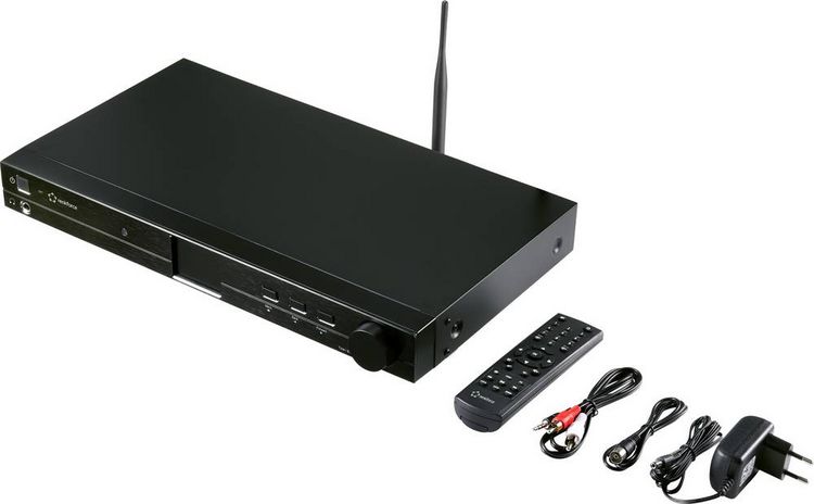 Produktbild: Renkforce RF-DAB-IR1700 Radio-Adapter DAB+, UKW, Internet WLAN, LAN, Bluetooth&reg;, DLNA, Internetradio DLNA-f&auml;hig Schwarz