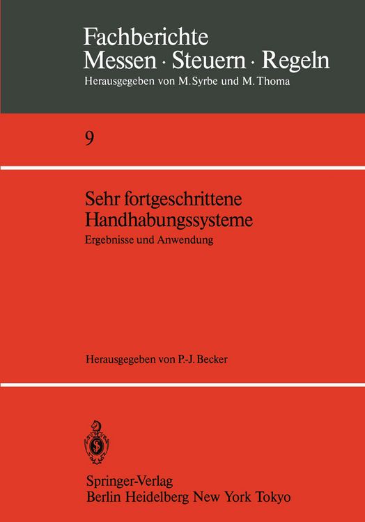 Produktbild: Sehr fortgeschrittene Handhabungssysteme