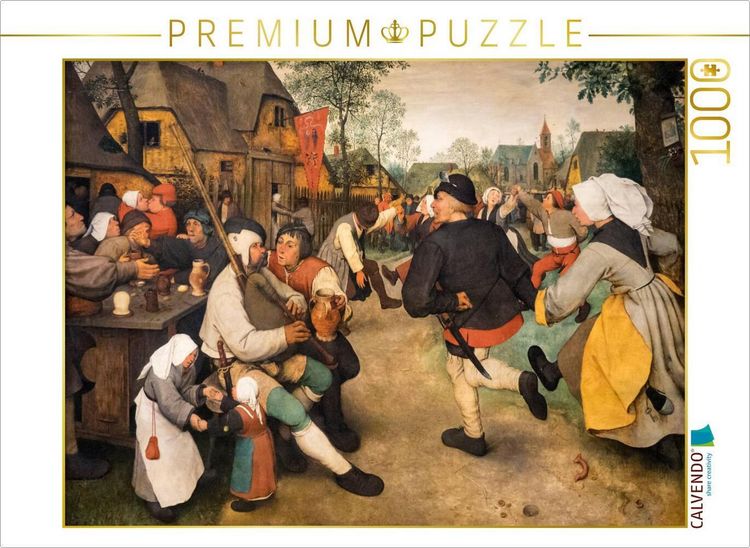 Produktbild: CALVENDO Puzzle Bauerntanz - 1568 | 1000 Teile Lege-Gr&ouml;&szlig;e 64x48cm Foto-Puzzle f&uuml;r gl&uuml;ckliche Stunden