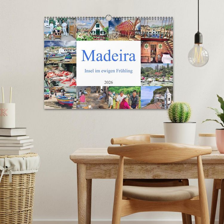 Produktbild: Madeira, Insel im ewigen Fr&uuml;hling (Wandkalender 2026 DIN A3 quer), CALVENDO Monatskalender