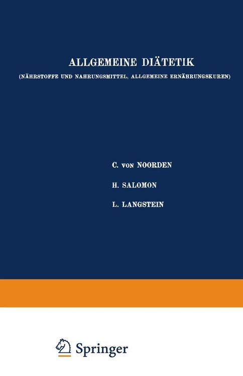 Produktbild: Handbuch der Ern&auml;hrungslehre