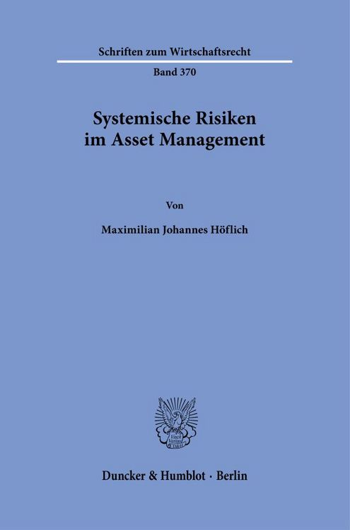 Produktbild: Systemische Risiken im Asset Management