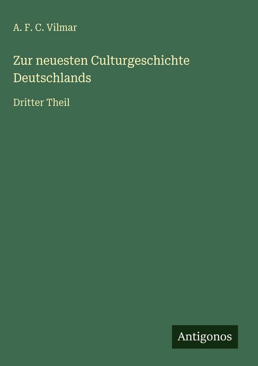Produktbild: Zur neuesten Culturgeschichte Deutschlands
